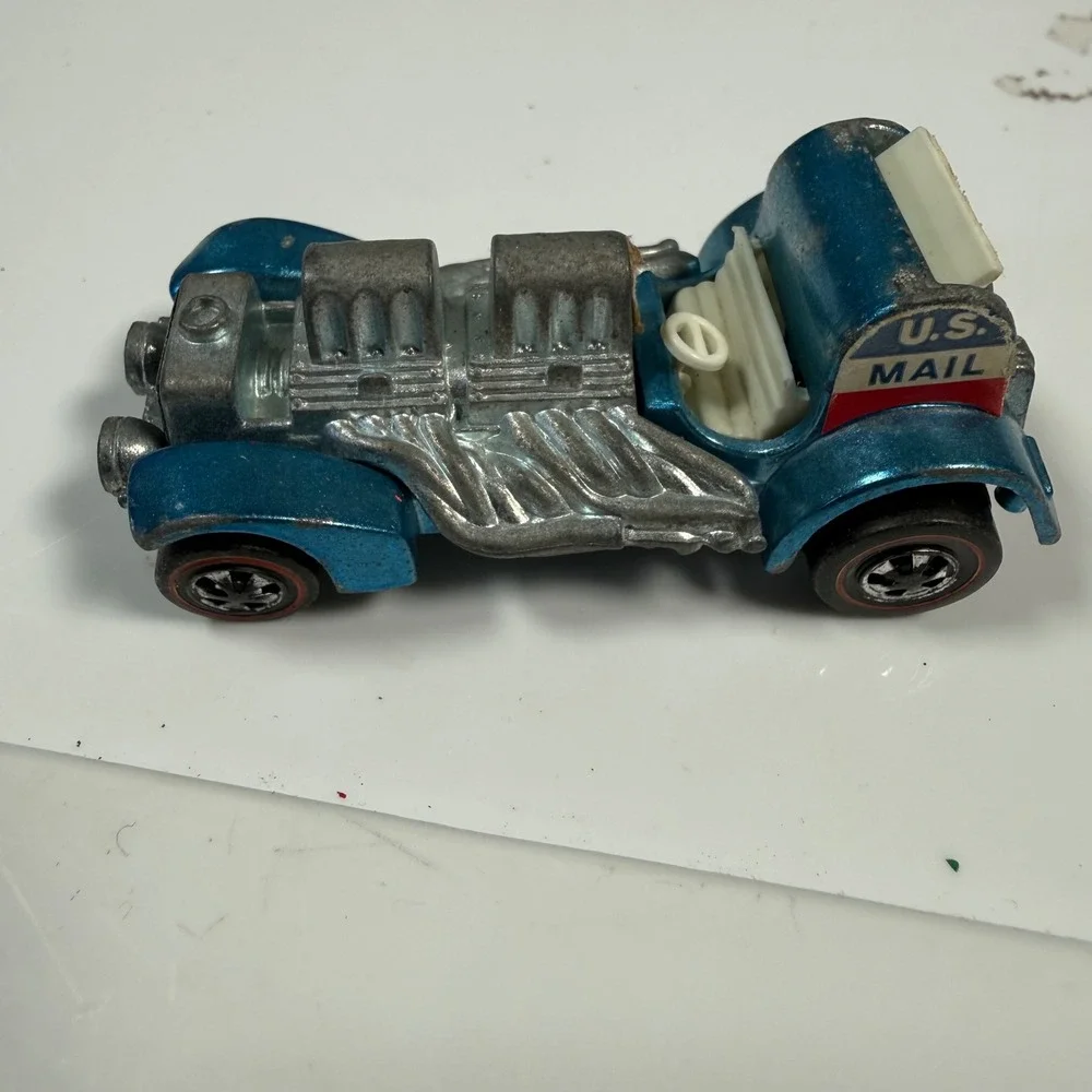 Hot Wheels Special Delivery‎ Diecast Car Redline Vintage 1969 With Button USA